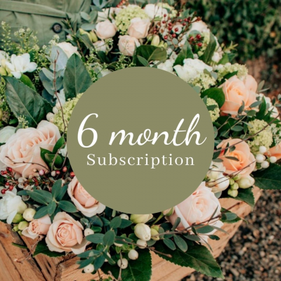 6 Month Flower Subscription | Sorrel & Sage Florist - What could be nicer than receiving six beautiful monthly arrangements bursting with seasonal blooms?