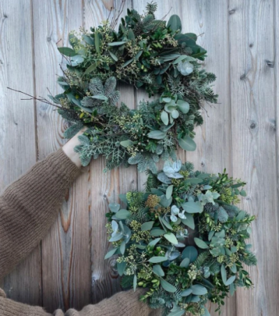 Christmas Wreath Workshop | Sorrel and Sage Florist - Christmas Wreath Workshop | Sorrel and Sage Florist | Parbold Florist | Workshops and Classes | Newburgh Workshops | Wreath Workshop | Flower Arranging Workshops