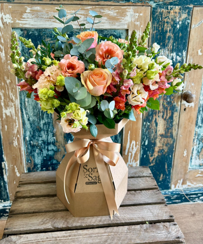 Mothers Day Florist Choice Bouquet | Sorrel & Sage Florist, Parbold - Your local florist, designing & delivering Mother's Day bouquets to Parbold, Newburgh, Appley Bridge, Burscough, Wrightington, Shevington, Eccleston, Mawdesley, Rufford & Lathom.