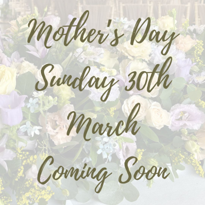 Mother's Day Wrap - Show your appreciation this Mother's Day, treat your Mum to a bouquet of seasonal, quality flowers, expertly chosen and arranged by your local, independent, experienced florist.